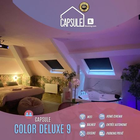 Capsule Color Deluxe Balneo I Ecran Home Cinema I Console De Jeux Trith-Saint-Leger Exterior photo